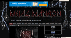 Desktop Screenshot of metalmansion.com